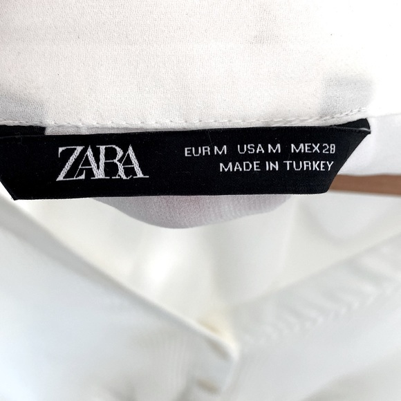 Zara white blouse - Size M - Picture 3 of 3